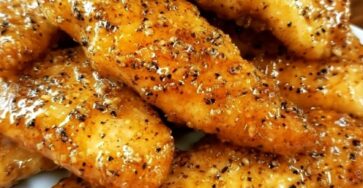 Tenders de Poulet au Miel, Beurre et Ail à la Friteuse à Air Tenders de Poulet au Miel, Beurre et Ail à la Friteuse à Air