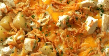 Homestyle Garlic Ranch Chicken & Potato Bake