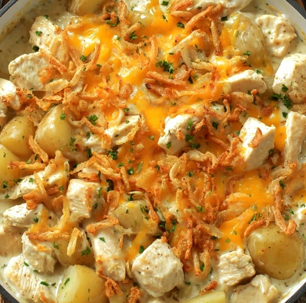 Homestyle Garlic Ranch Chicken & Potato Bake