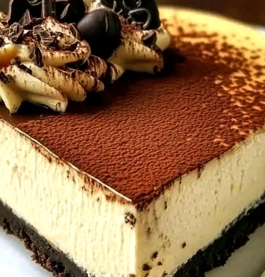 Cheesecake au café et au fromage frais