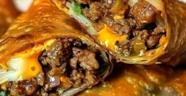 Philly Cheesesteak Egg Rolls