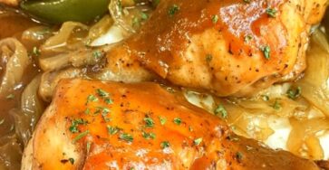Crockpot Smothered Chicken Legs
