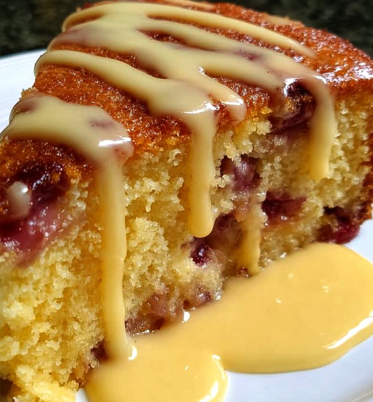 Rhubarb & Custard Sponge Pudding Rhubarb & Custard Sponge Pudding