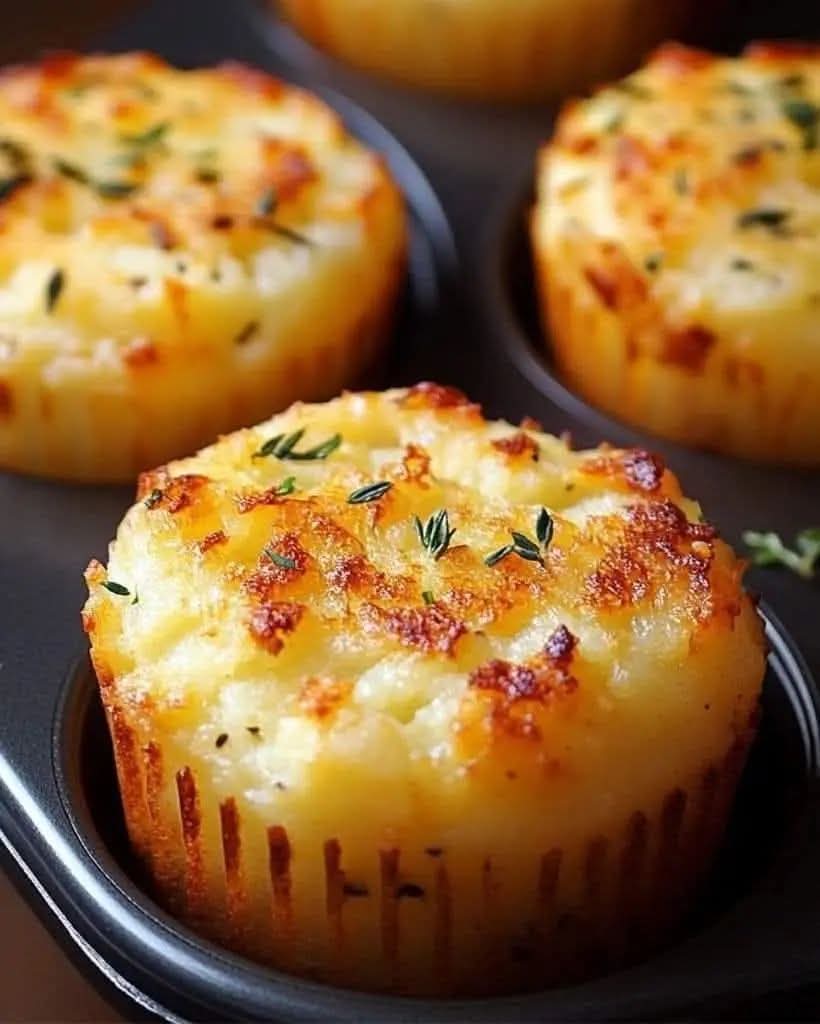 Muffins de Purée de Pommes de Terre Muffins de Purée de Pommes de Terre