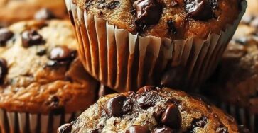 Muffins Banane et Pépites de Chocolat