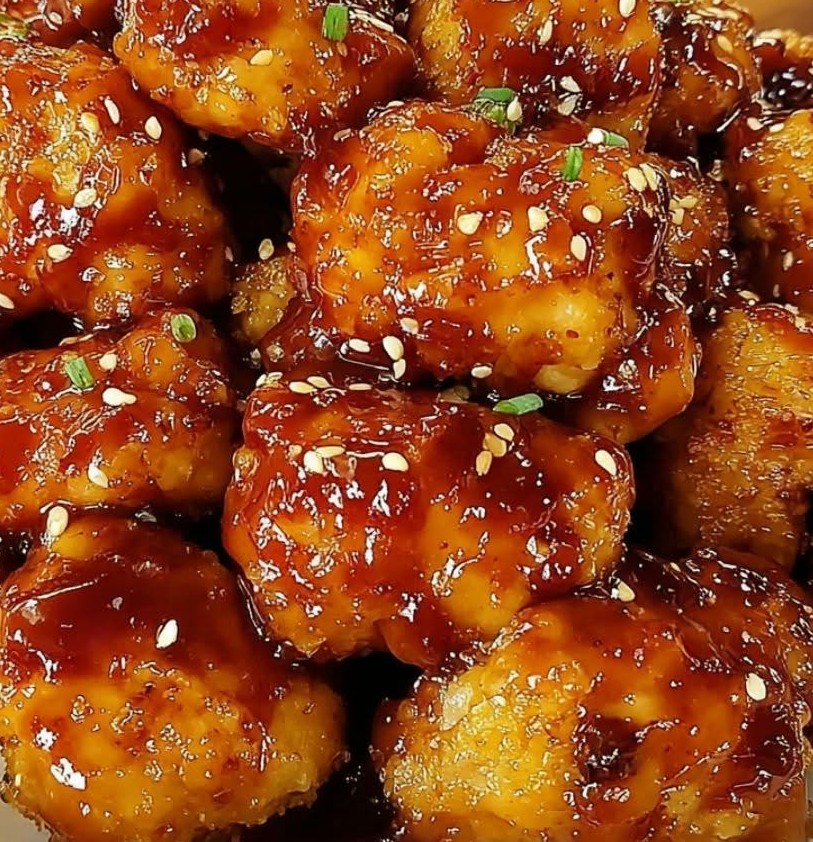 Air Fryer Spicy Honey BBQ Chicken Bites Air Fryer Spicy Honey BBQ Chicken Bites
