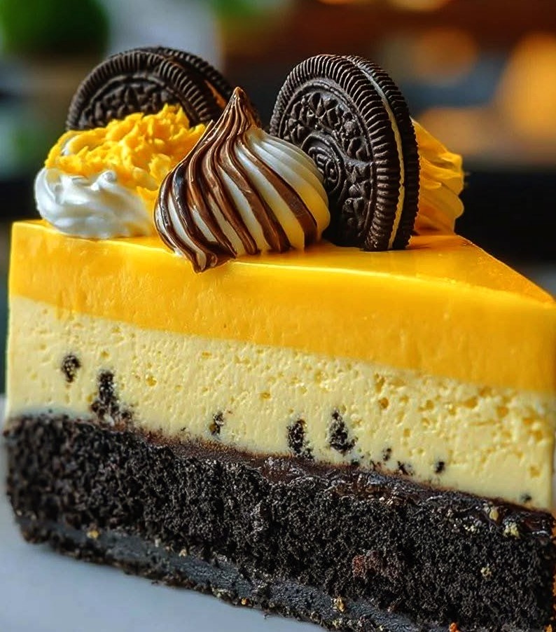 Yellow Velvet Oreo Cheesecake Yellow Velvet Oreo Cheesecake