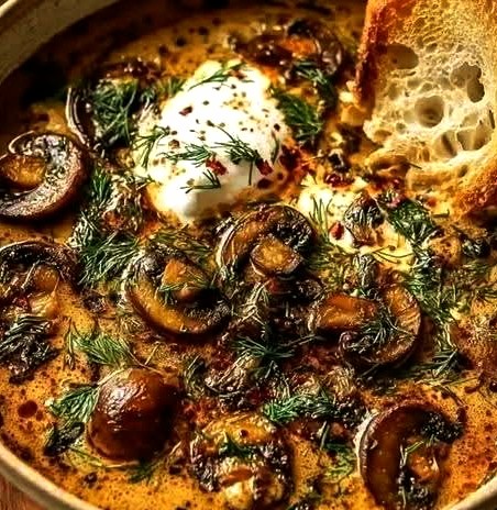 Creamy Mushroom Herb Soup Creamy Mushroom Herb Soup
