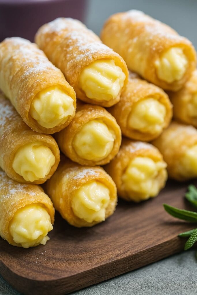 Cannoli à la crème pâtissière maison – recette facile et gourmande Cannoli à la crème pâtissière maison – recette facile et gourmande