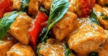 Poulet crémeux au basilic d’inspiration thaïlandaise