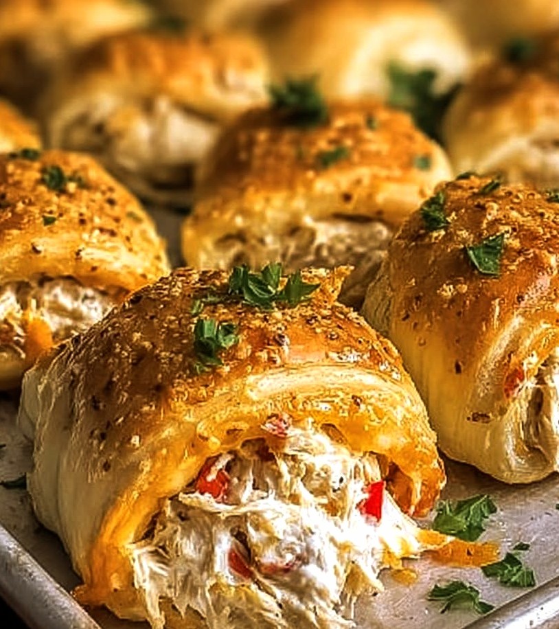 Creamy Chicken Stuffed Crescent Rolls Creamy Chicken Stuffed Crescent Rolls