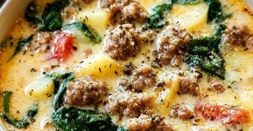 Creamy Parmesan Italian Sausage Soup