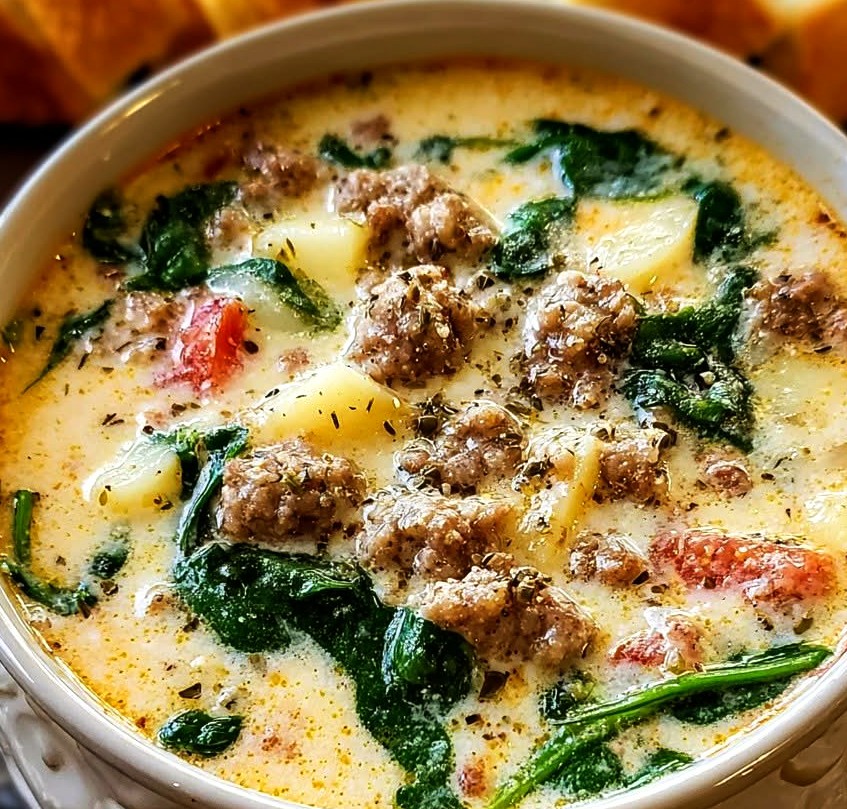 Creamy Parmesan Italian Sausage Soup Creamy Parmesan Italian Sausage Soup