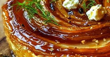 Tarte Tatin de Fenouil Confit à l’Orange & Chèvre Cendré Tarte Tatin de Fenouil Confit à l’Orange & Chèvre Cendré