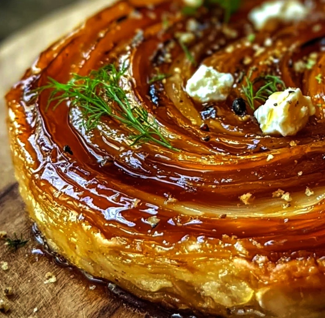 Tarte Tatin de Fenouil Confit à l’Orange & Chèvre Cendré Tarte Tatin de Fenouil Confit à l’Orange & Chèvre Cendré