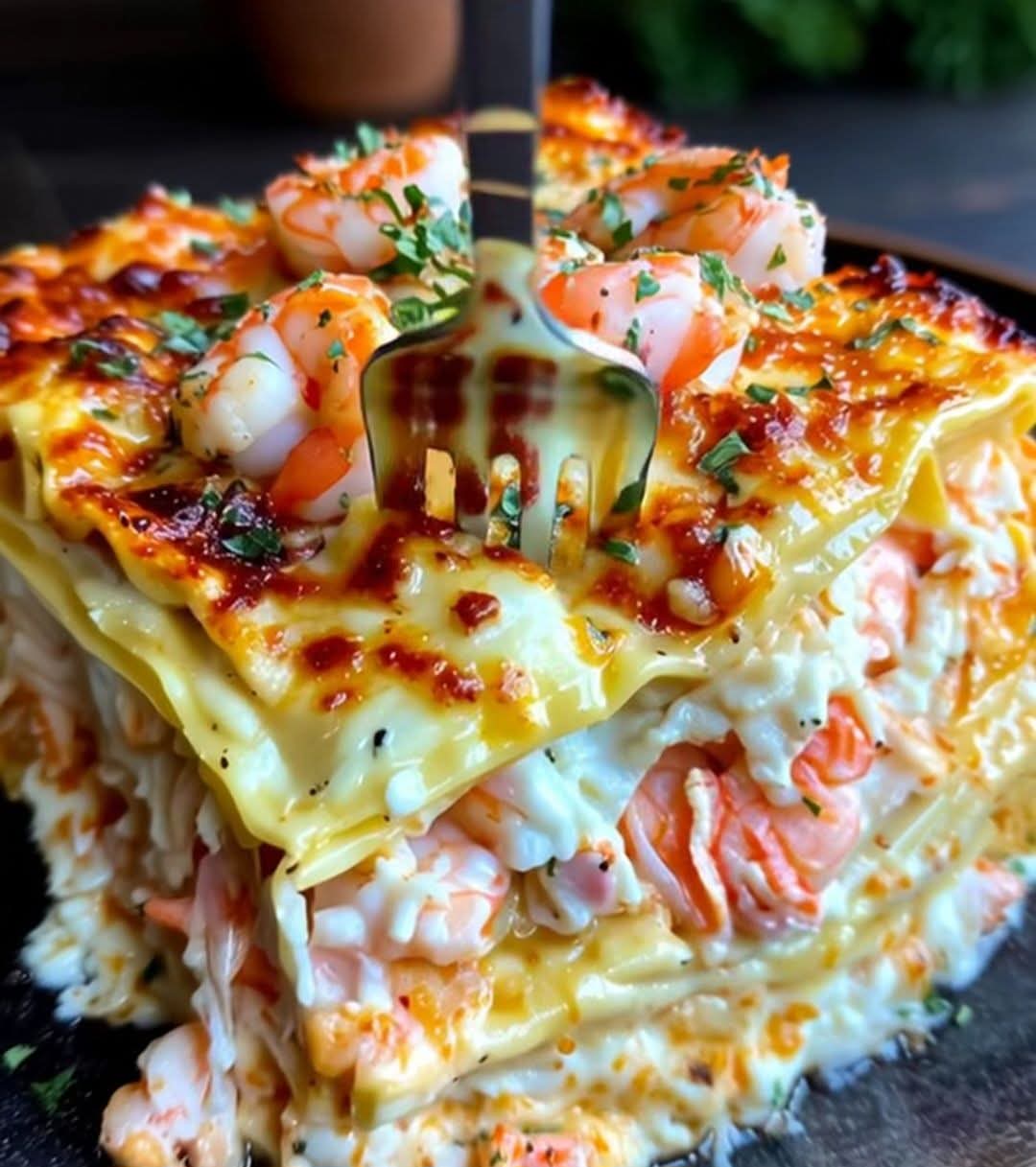 Lasagnes Crémeuses aux Fruits de Mer Lasagnes Crémeuses aux Fruits de Mer
