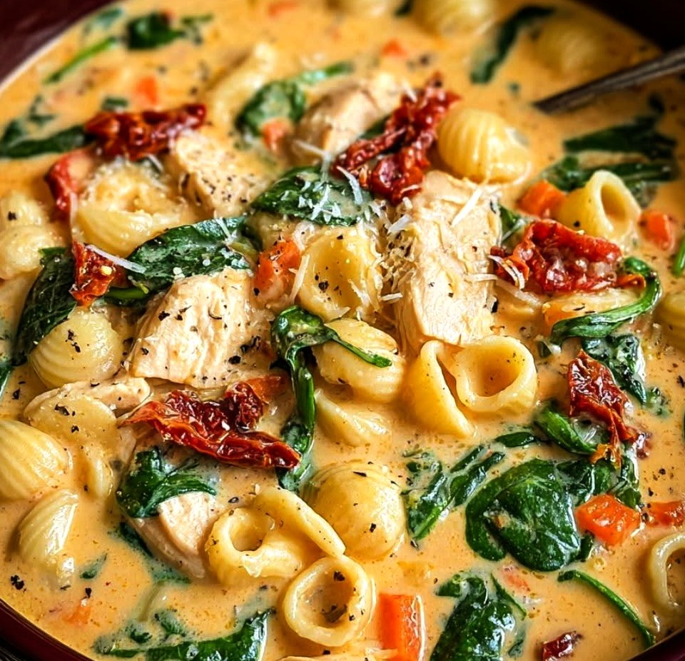 Creamy Tuscan Chicken Soup