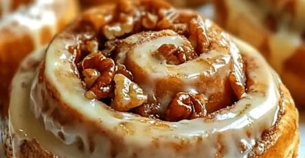 Roulés Briochés à la Cannelle & Noix Caramélisées