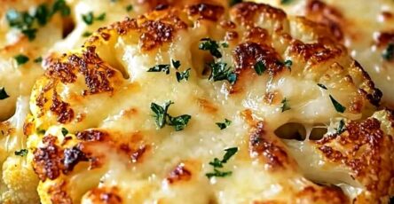 Chou-Fleur Rôti au Fromage au Four