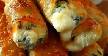 Cigares de Courgettes au Fromage Feta et Mozzarella Cigares de Courgettes au Fromage Feta et Mozzarella