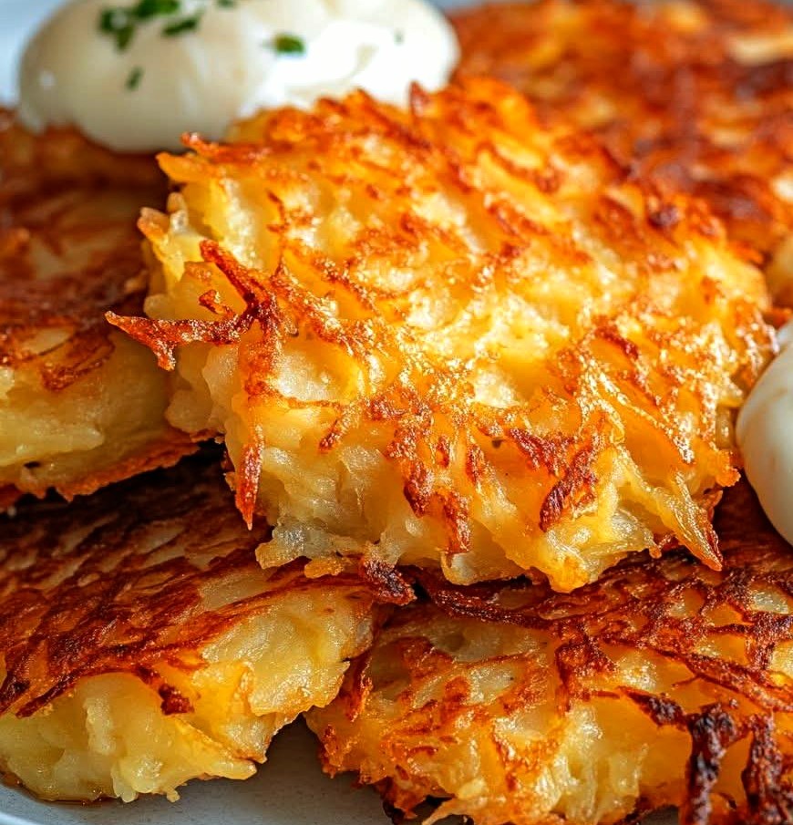 Galettes de Pommes de Terre Croustillantes et Dorées