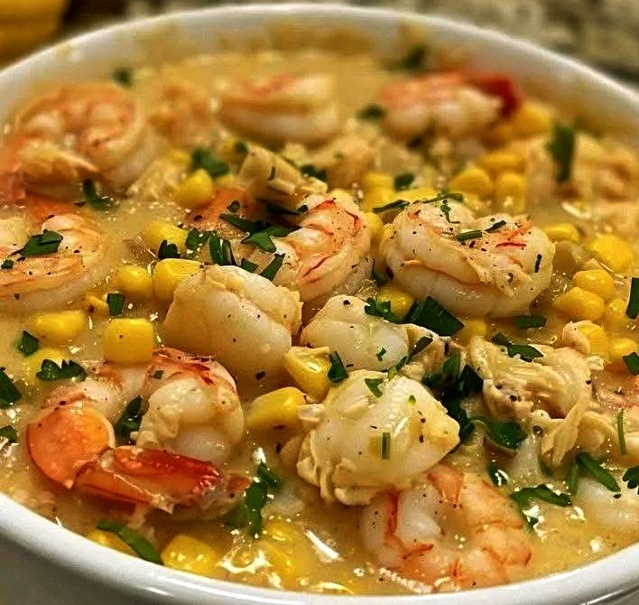 Creamy Corn, Crab & Shrimp Chowder Creamy Corn, Crab & Shrimp Chowder