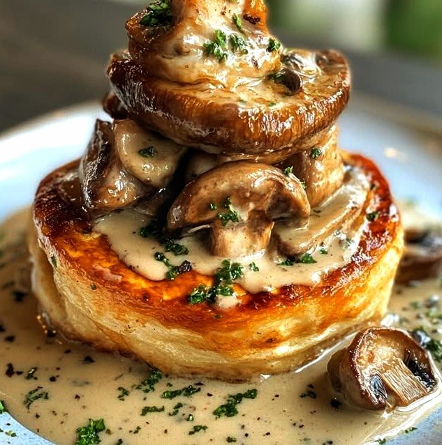 Vol-au-Vent au Poulet et Champignons Vol-au-Vent au Poulet et Champignons