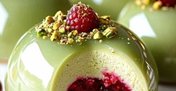 Recette du Dôme de Mousse Pistache Framboise