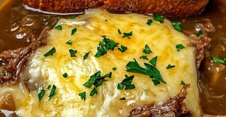 French Onion Beef Short Rib Soup