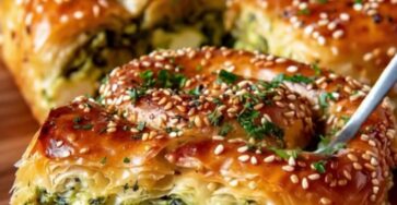 Spirale Dorée aux Épinards Spirale Dorée aux Épinards