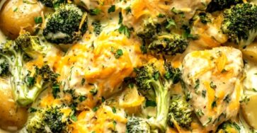 Poulet, brocoli et pommes de terre à la mijoteuse, sauce ranch Poulet, brocoli et pommes de terre à la mijoteuse, sauce ranch