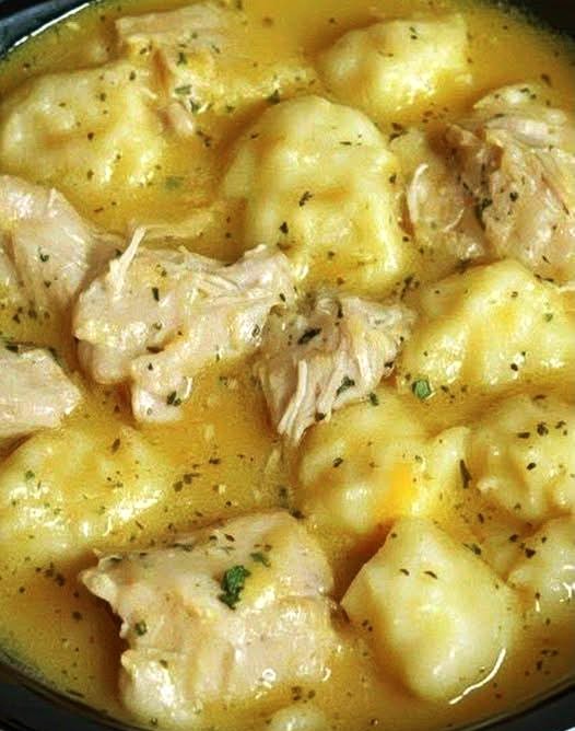 Best Ever Crock Pot Chicken and Dumplings