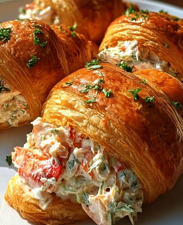 Lobster Salad Croissant Rolls