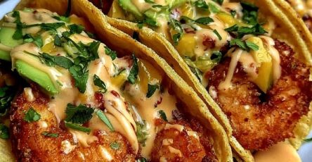 Coconut Shrimp Tacos with Mango Salsa