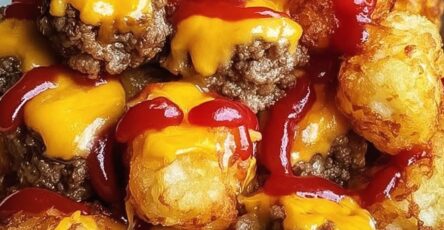Cheeseburger Tater Tot Bombs