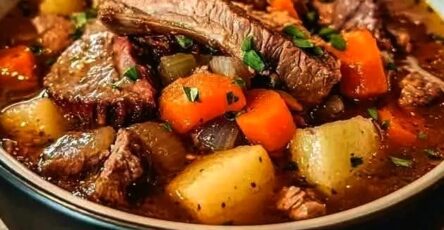 Apple Carrot Beef Rib Soup