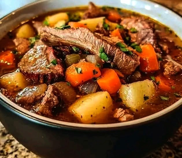 Apple Carrot Beef Rib Soup