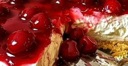 Easiest No-Bake Cherry Cheesecake