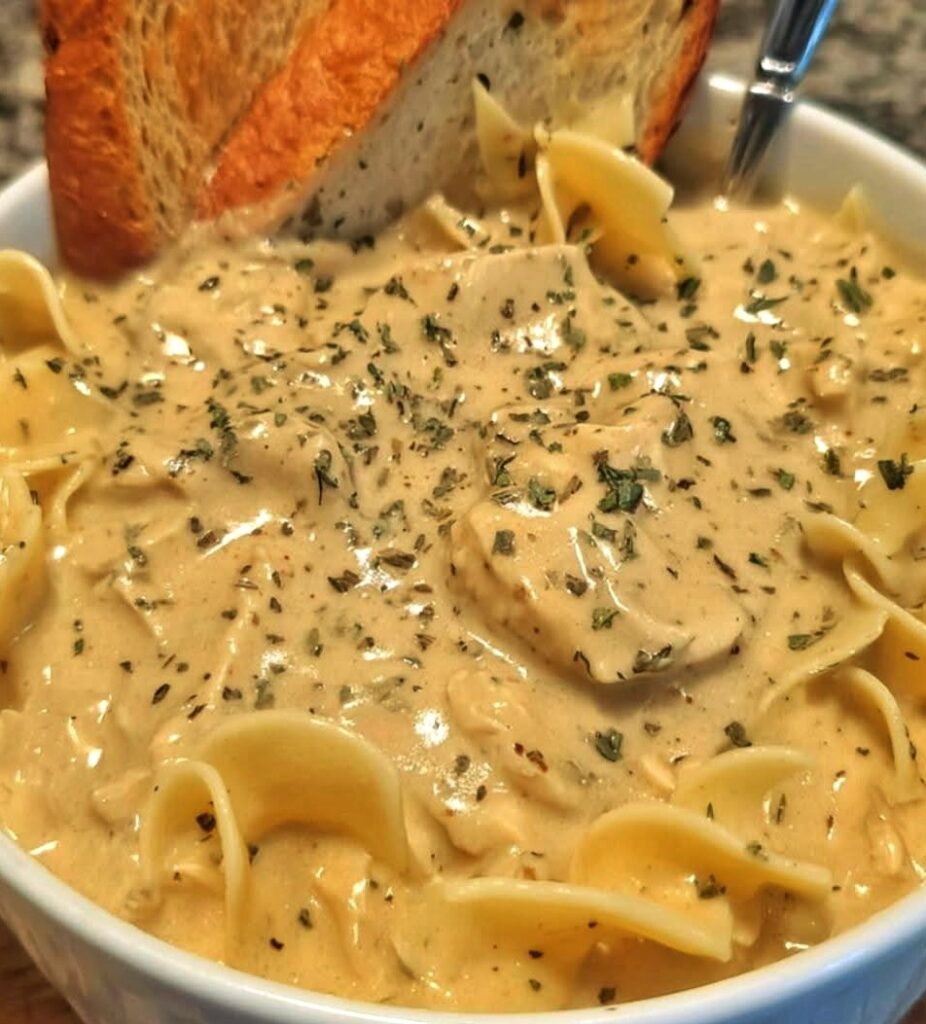 Creamy Chicken Alfredo Soup