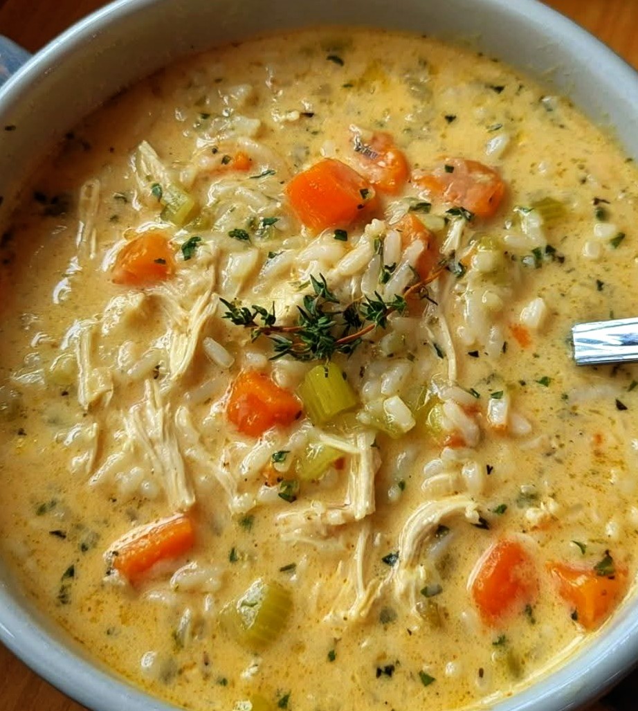 Creamy Chicken & Rice Soup