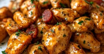 Chicken Tenders in Creamy Chorizo ​​Sauce