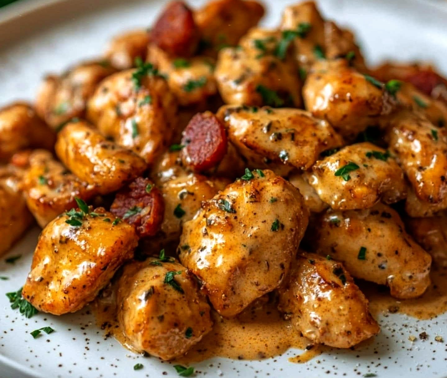 Chicken Tenders in Creamy Chorizo ​​Sauce