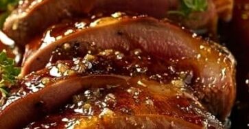 Duck Breast with Honey and Balsamic Vinegar