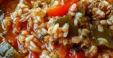 Stuffed Bell Pepper Soup Recipe