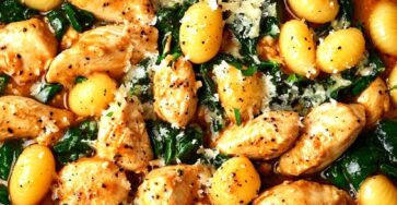 Creamy Garlic Chicken Gnocchi Skillet