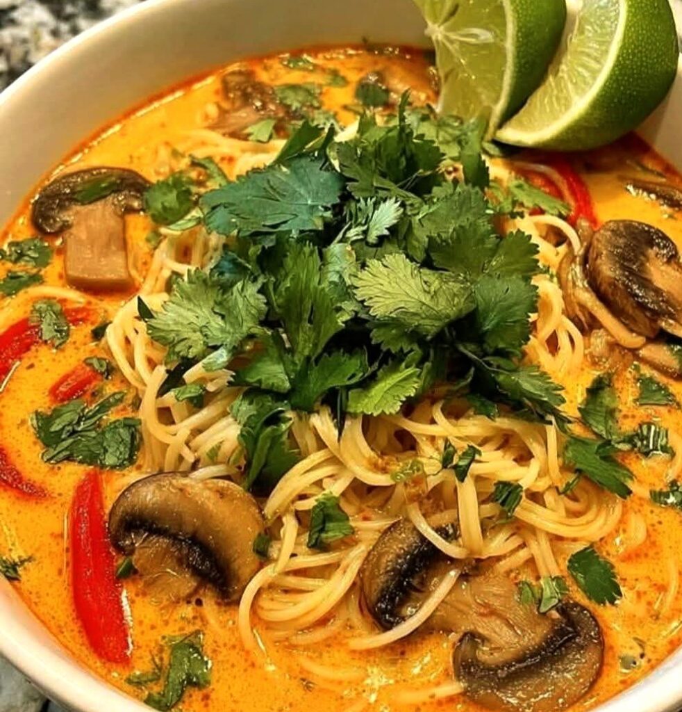 Thai Coconut Curry Noodle Soup