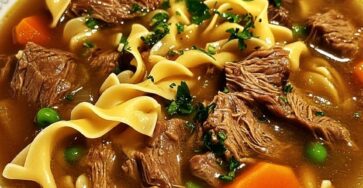 Hearty Beef Noodle Soup Recipe