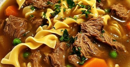 Hearty Beef Noodle Soup Recipe