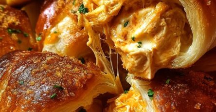 Cheesy Chicken Stuffed Crescent Rolls Recipe