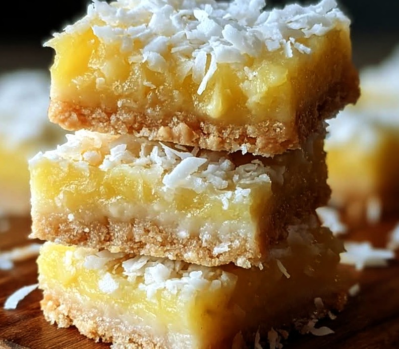 No-Bake Pineapple Coconut Bars
